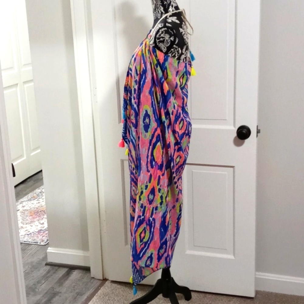 🦄VERY HTF Lilly Pulitzer🦄 - Gypsy Jungle Beach Cover-Up Dress - Picture 7 of 16